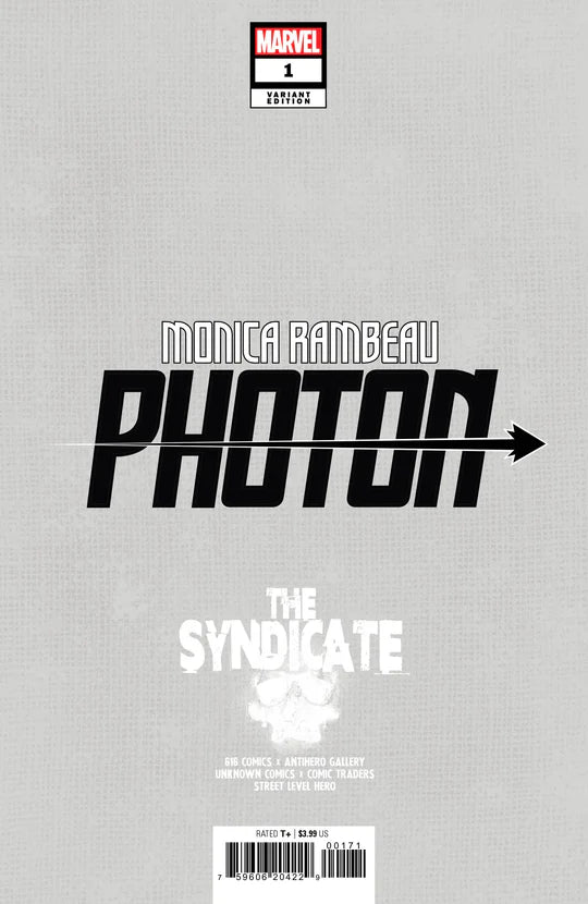 Monica Rambeau: Photon #1 Lucio Parrillo 616 Comics Trade Dress Variant - Marvel Comics