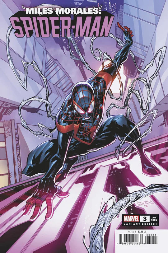 Miles Morales: Spider-Man #3 Ken Lashley 1:25 Ratio Variant - Marvel Comics
