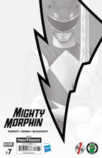 Mighty Morphin #7 Bon Bernardo Red Ranger Negative Space Variant - Limited to 500
