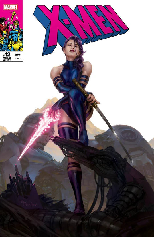 X-Men #12 Miguel Mercado Exclusive Trade Variant Psylocke X of Swords - Marvel Comics