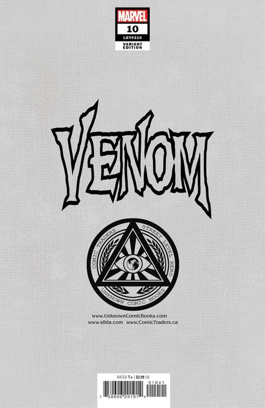 Venom #10 Ivan Tao Unknown 616 Trade Dress Variant