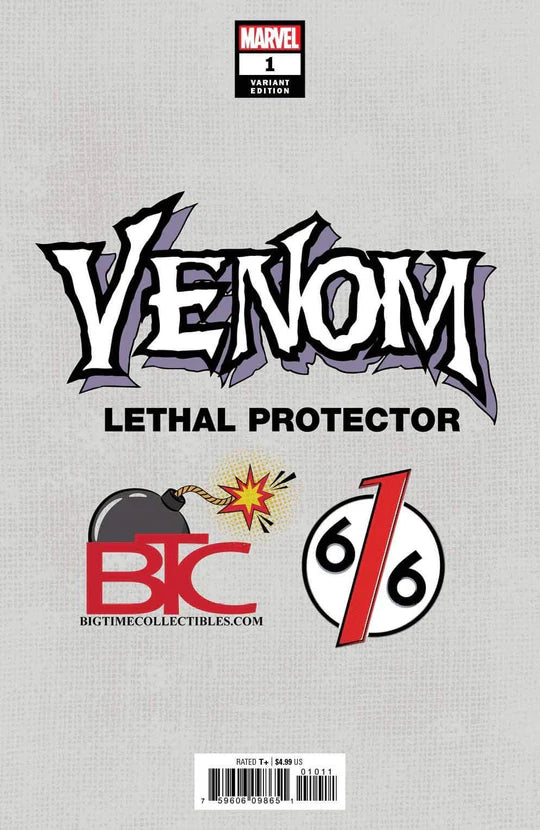Venom: Lethal Protector #1 Mico Suayan 616 Comics Exclusive B&W Virgin Variant - Marvel Comics