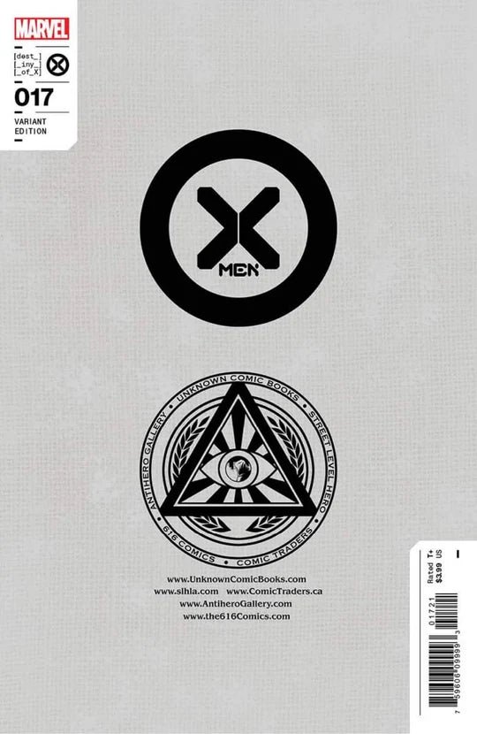X-MEN #17 MIGUEL MERCADO Unknown 616 Cyclops Virgin Variant 8/10/26