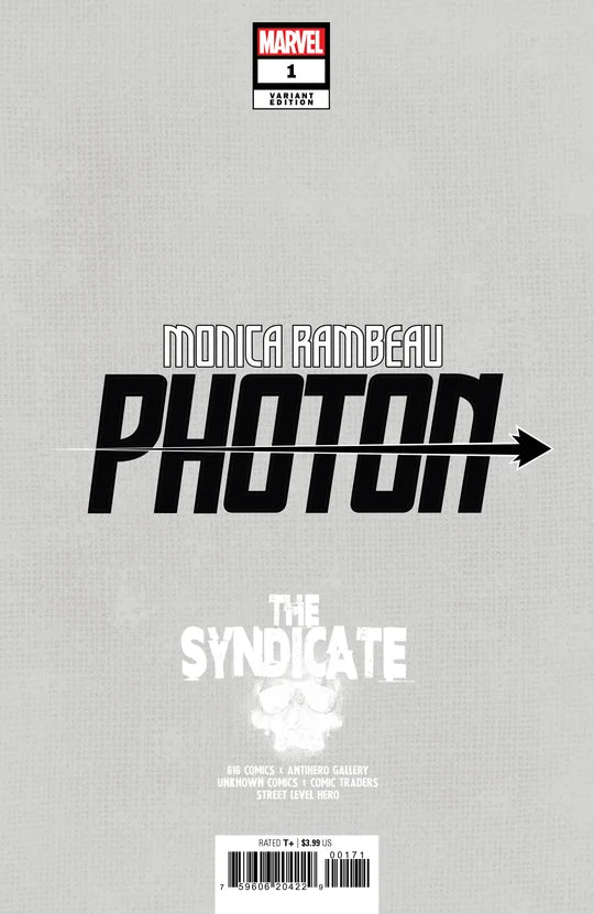 Monica Rambeau: Photon #1 – Lucio Parrillo 616 Comics Virgin Variant