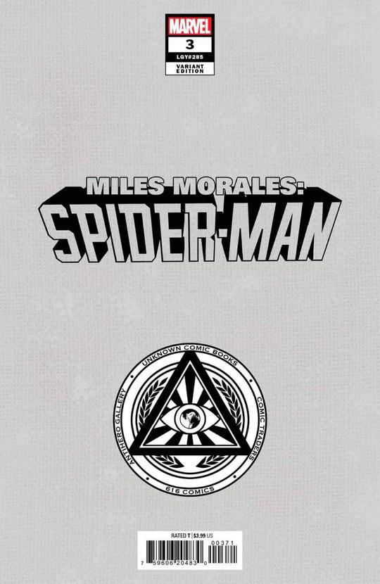 Miles Morales Spider-Man #3 Ivan Tao Graffiti 616 Exclusive Trade Variant - Marvel Comics