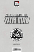 Invincible Iron Man #10 Szerdy Emma Frost Wedding Trade Dress Variant - Marvel Comics