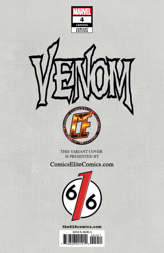 VENOM #4 MARCO TURINI 616 Comics Trade Dress Variant MILES MORALES LTD 3000 - Marvel Comics