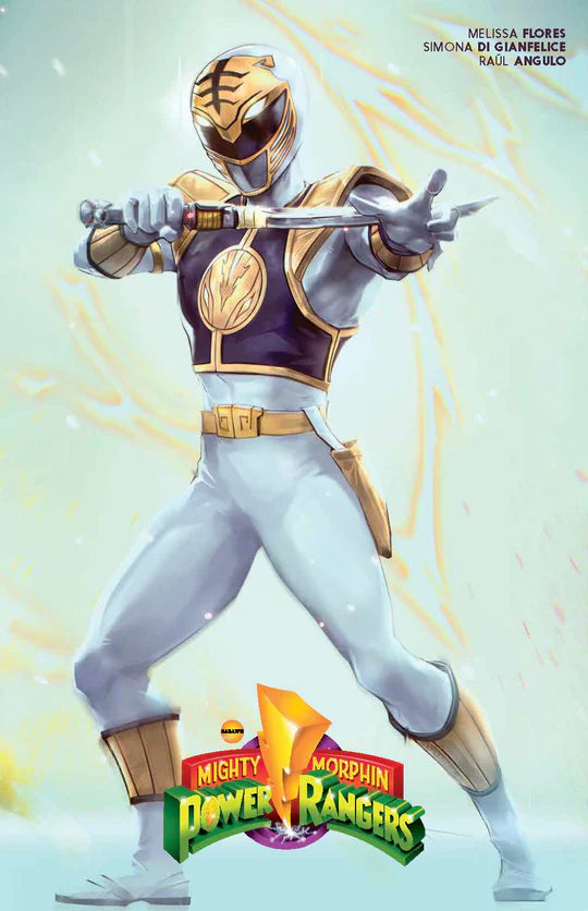 Mighty Morphin Power Rangers #103 Ivan Tao Trade Dress Variant White Ranger - BOOM! Studios