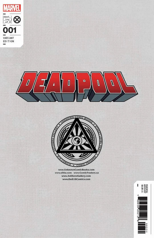 Deadpool #1 Kaare Andrews Unknown 616 Comics Trade Dress Variant - Marvel Comics
