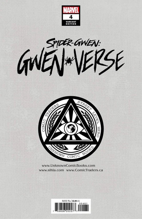 Spider-Gwen: Gwenverse #4 - Philip Tan Unknown 616 Exclusive Virgin Variant 08/27/26