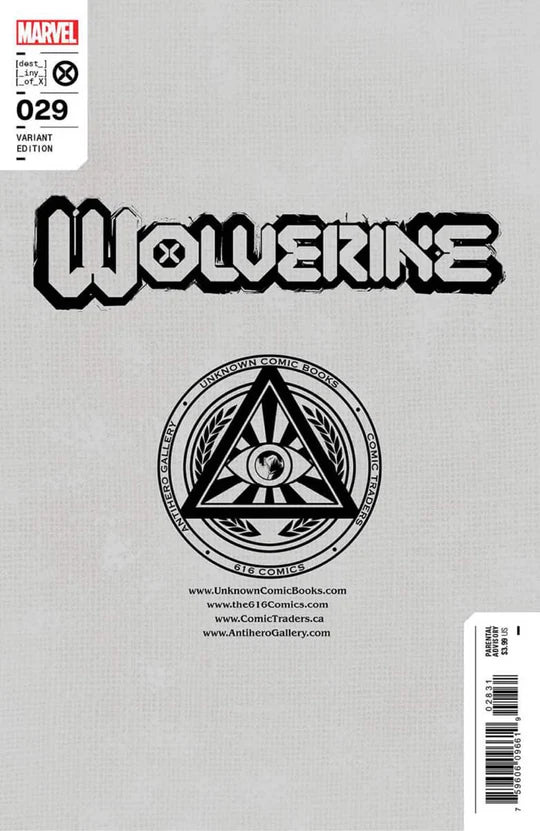 WOLVERINE #29 BEN HARVEY 616 Virgin Variant Savage Land Rogue