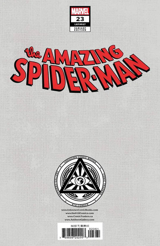 Amazing Spider-Man #23 Nakayama 616 Exclusive Virgin Variant Miles Morales - Marvel Comics