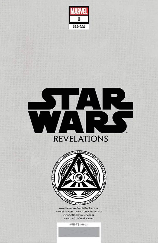 Star Wars: Revelations #1 Wijngaard Unknown 616 Comics Trade Dress Variant
