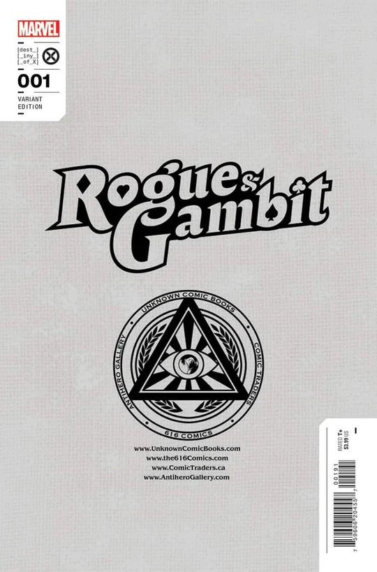 Rogue & Gambit #1 Kaare Andrews 90s Trade Dress Variant