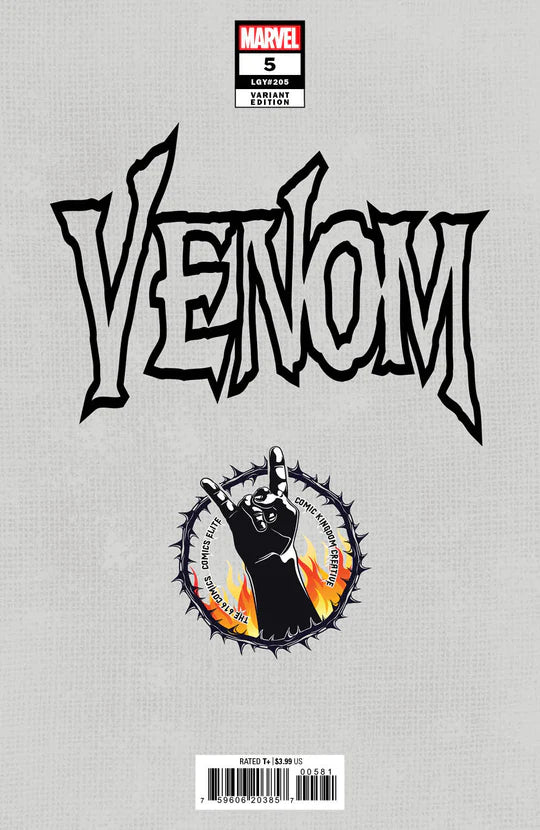 VENOM #5 Sliney 616 Bedlam Trade Dress Variant ASM #316 Homage - Marvel Comics