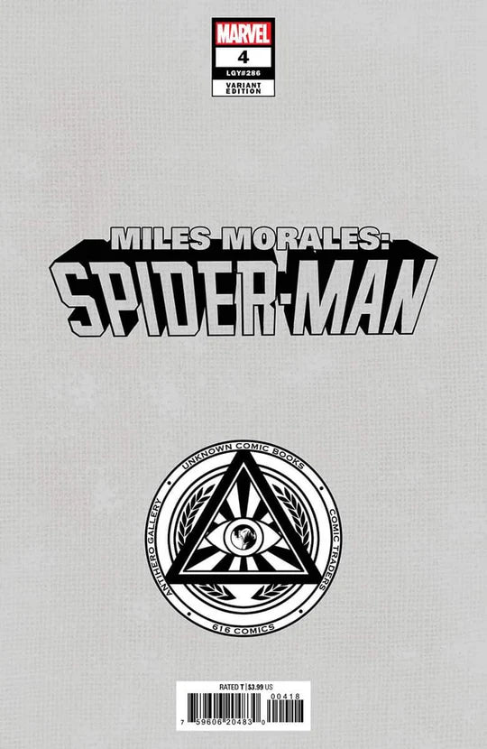 MILES MORALES SPIDER-MAN #4 TYLER KIRKHAM 616 Comics Trade Dress Variant - Marvel Comics