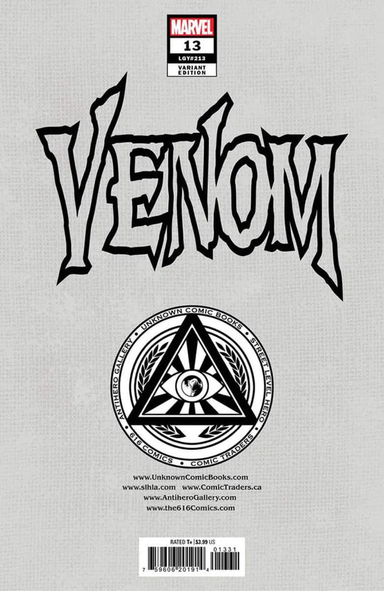 Venom #13 Daniel Unknown 616 Trade Dress Variant X-Men #141 Homage