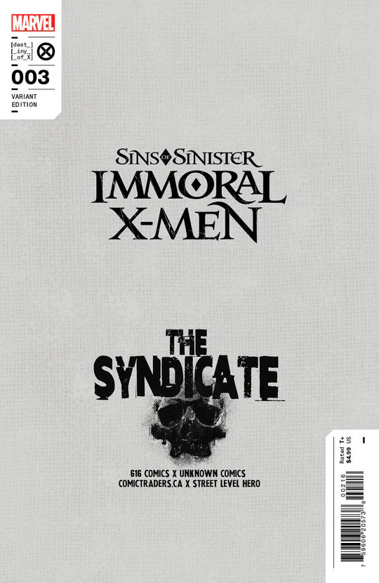 Immoral X-Men #3 Turini Trade Dress Variant - 616 Comics Emma Frost