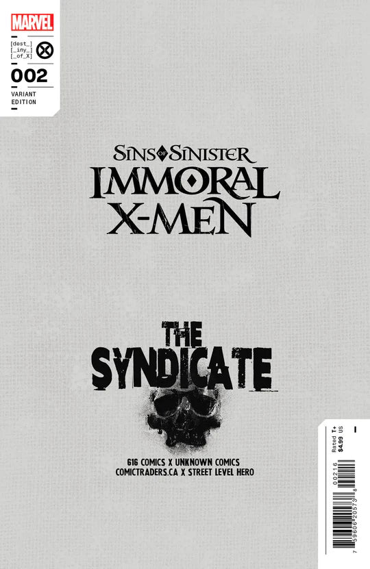 Immoral X-Men #2 Marco Turini 616 Comics Virgin Variant Emma Frost - Marvel Comics