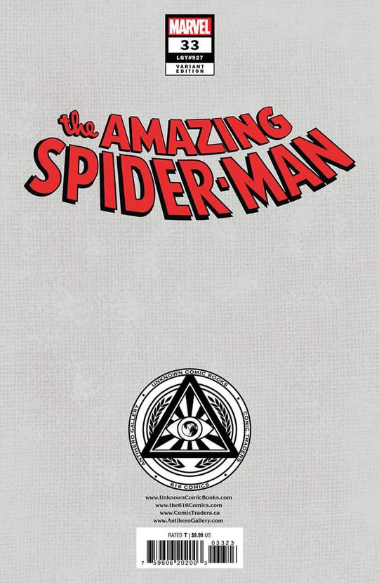 Amazing Spider-Man #33 Ejikure Black Cat Virgin Variant - Marvel Comics
