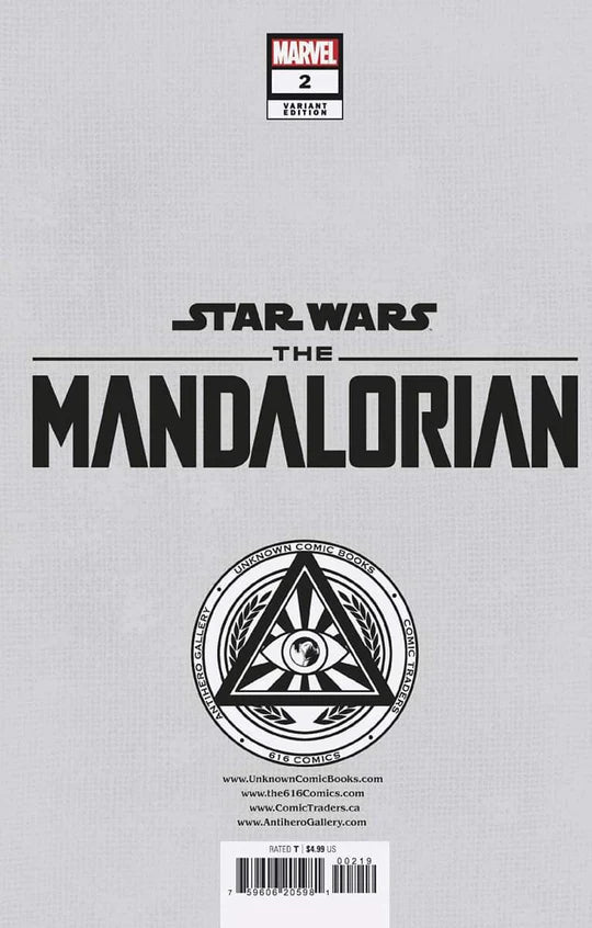 Star Wars: The Mandalorian Season 2 #2 Tyler Kirkham Virgin Variant