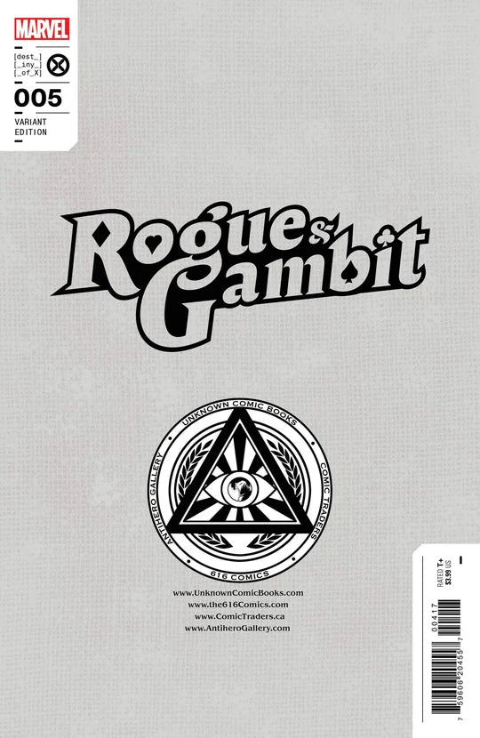Rogue & Gambit #5 R1C0 Savage Land Trade Dress Variant 09/10/26