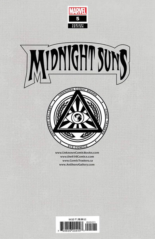 Midnight Suns #5 David Nakayama Exclusive Virgin Variant Magik - Marvel Comics