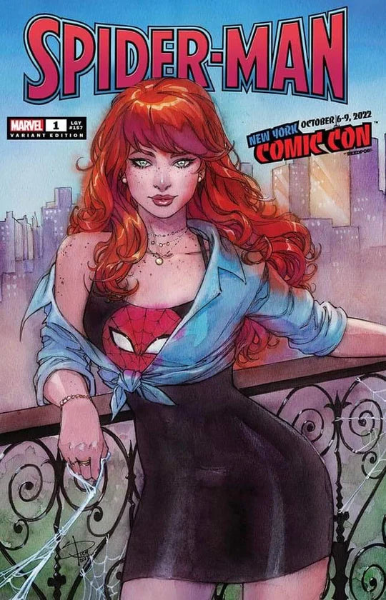SPIDER-MAN #1 SABINE RICH NYCC 2022 Trade Dress Variant MARY JANE