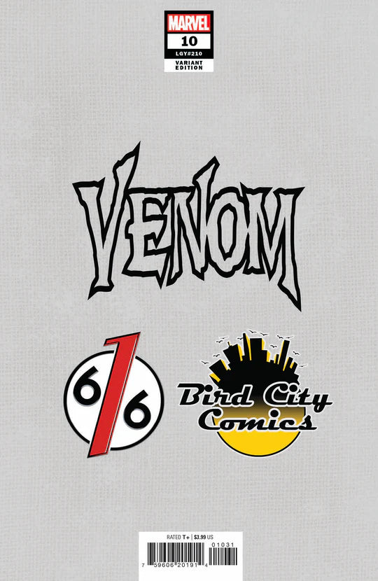 VENOM #10 LUCIO PARRILLO 616 Comics Trade Dress Variant - Marvel Comics