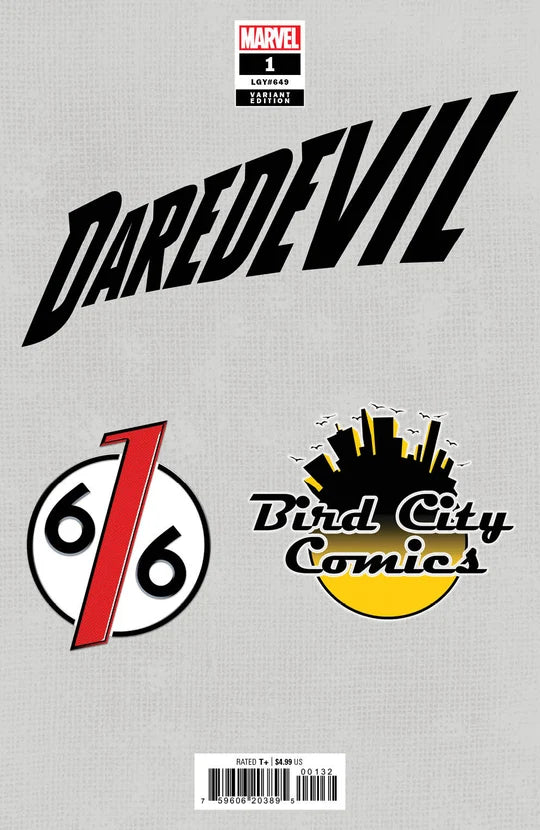 Daredevil #1 Set – E.M. Gist 616 Comics Virgin Variant – Daredevil #189 Miller Homage