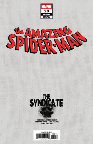 Amazing Spider-Man #20 Turini McFarlane Homage Night-Spider Exclusive Virgin Variant - Marvel Comics