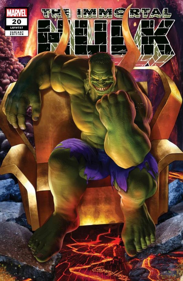 Immortal Hulk #20 Greg Horn Trade Variant - Marvel Comics
