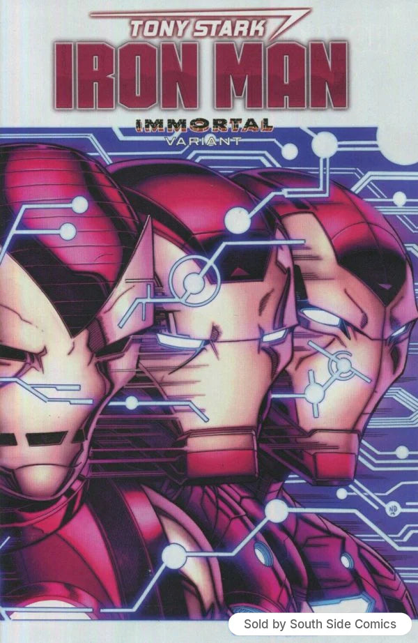 DAMAGED - Tony Stark: Iron Man #16 Nick Bradshaw Immortal Wraparound Variant
