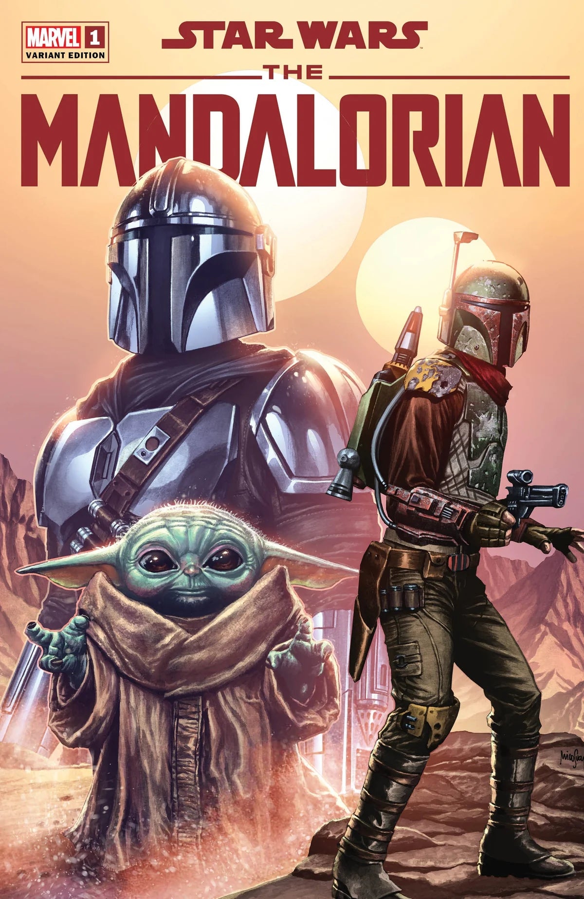 Star Wars: The Mandalorian Season 2 #1 Unknown Comics Mico Suayan Exclusive Trade Variant