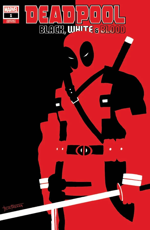 Deadpool Black White & Blood #1 Tyler Kirkham Exclusive Trade Variant - Marvel Comics