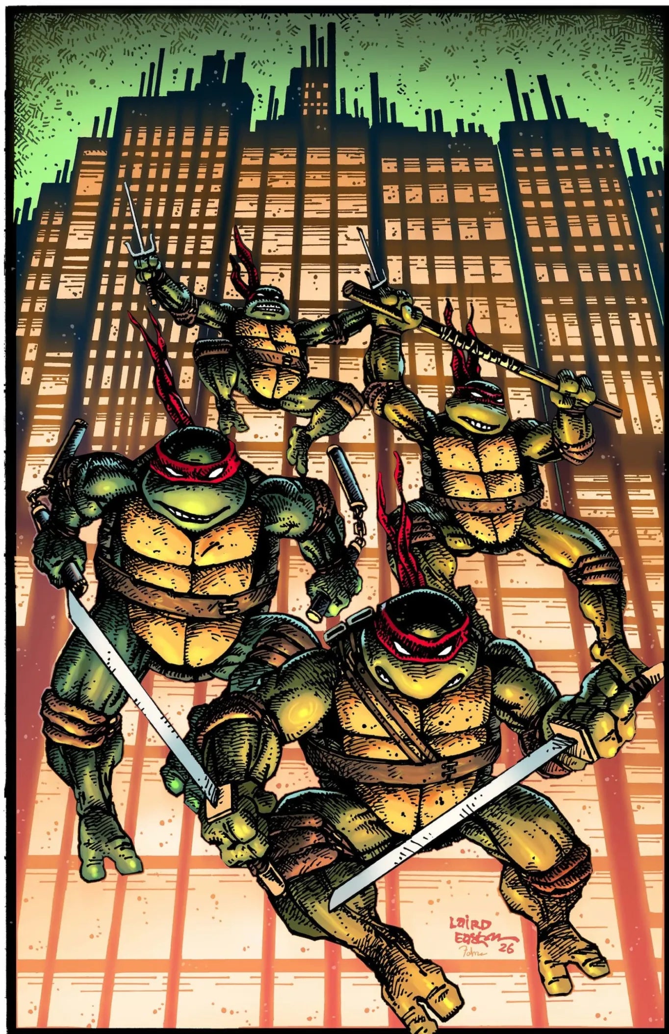 Teenage Mutant Ninja Turtles #20 Kevin Eastman & Peter Laird Blind Bag Red Masks Virgin Variant
